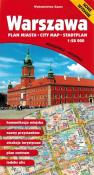 Warszawa. Plan miasta 1:28 000. Autor: Opracowanie zbiorowe. Dadada.pl Okładka książki Warszawa. Plan miasta 1:28 000