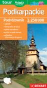 Województwo podkarpackie podróżownik mapa turysty. Autor: Opracowanie zbiorowe. Dadada.pl Okładka książki Województwo podkarpackie podróżownik mapa turysty