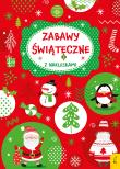 Zabawy z naklejkami. Zabawy świąteczne. Autor: Opracowanie zbiorowe. Dadada.pl Okładka książki Zabawy z naklejkami. Zabawy świąteczne