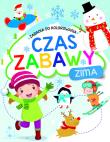 Zadania do kolorowania. Czas zabawy. Zima. Autor: Opracowanie zbiorowe. Dadada.pl Okładka książki Zadania do kolorowania. Czas zabawy. Zima