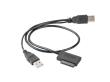 Adapter GEMBIRD A-USATA-01 (USB M - SATA M; 0,50m; kolor czarny). Wydawca: Gembird. Dadada.pl Opakowanie Adapter GEMBIRD A-USATA-01 (USB M - SATA M; 0,50m; kolor czarny)