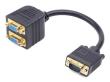 Adapter GEMBIRD CC-VGAX2-20CM (D-Sub (VGA) M - 2x D-Sub (VGA) F; 0,20m; kolor czarny). Wydawca: Gembird. Dadada.pl Opakowanie Adapter GEMBIRD CC-VGAX2-20CM (D-Sub (VGA) M - 2x D-Sub (VGA) F; 0,20m; kolor czarny)