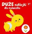 Okładka książki Duże naklejki dla maluszka. Królik 1+