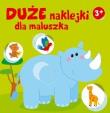 Okładka książki Duże naklejki dla maluszka. Nosorożec 3+