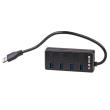 Hub Akyga AK-AD-33 (4x USB 3.0; kolor czarny). Wydawca: Akyga. Dadada.pl Opakowanie Hub Akyga AK-AD-33 (4x USB 3.0; kolor czarny)