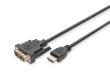 Opakowanie Kabel Assmann AK-330300-050-S (HDMI M - DVI-D M; 5m; kolor czarny)