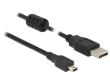Kabel DELOCK 84915 (USB 2.0 - Mini-USB typ B ; 3m; kolor czarny). Wydawca: Delock. Dadada.pl Opakowanie Kabel DELOCK 84915 (USB 2.0 - Mini-USB typ B ; 3m; kolor czarny)