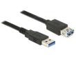 Kabel DELOCK 85058 (USB 3.0 M - USB 3.0 F; 5m; kolor czarny). Wydawca: Delock. Dadada.pl Opakowanie Kabel DELOCK 85058 (USB 3.0 M - USB 3.0 F; 5m; kolor czarny)