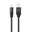 Opakowanie Kabel USB - Lightning  LK35AL 1M Mfi Nylon oplot Black
