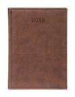Opakowanie Kalendarz 2019 A5 dzienny Vivella ciemny brąz