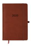 Opakowanie Kalendarz 2020 KK-A5DLR Dzienny A5 Lux Registry jasnobrązowy