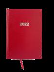 Opakowanie Kalendarz 2022 Ekonomiczny V1 A5 dzienny czerwony KKA5DE