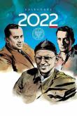 Kalendarz 2022. Literaci. Autor: Krzysztof Wyrzykowski. Dadada.pl Okładka książki Kalendarz 2022. Literaci