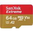 Karta pamięci SanDisk EXTREME SDSQXA2-064G-GN6MA (64GB; Class 10, Class U3, V30; + adapter). Wydawca: SanDisk. Dadada.pl Opakowanie Karta pamięci SanDisk EXTREME SDSQXA2-064G-GN6MA (64GB; Class 10, Class U3, V30; + adapter)