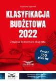 Klasyfikacja Budżetowa 2022. Autor: Gąsiorek Krystyna. Dadada.pl Okładka książki Klasyfikacja Budżetowa 2022