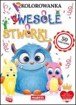 Kolorowanka Wesołe stworki. Autor: KATARZYNA RATAJSZCZAK. Dadada.pl Okładka książki Kolorowanka Wesołe stworki