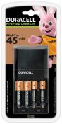 Opakowanie Ładowarka DURACELL do akumulatorów CEF27 + aku 4szt