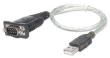 Opakowanie MANHATTAN KONWERTER ADAPTER USB NA RS232/COM/DB9 M