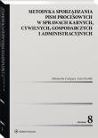 Metodyka sporządzania pism procesowych. Autor: Cempura Aleksandra, Kasolik Anna. Dadada.pl Okładka książki Metodyka sporządzania pism procesowych
