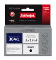 Multipack Activejet ARP-304BRX (zamiennik HP 304XL N9K08AE; Supreme; 3x17ml; czarny). Wydawca: Activejet. Dadada.pl Opakowanie Multipack Activejet ARP-304BRX (zamiennik HP 304XL N9K08AE; Supreme; 3x17ml; czarny)