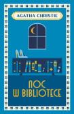 Noc w bibliotece. Autor: Agatha Christie. Dadada.pl Okładka książki Noc w bibliotece