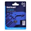 Opakowanie Patriot LX Series microSDHC 64GB Class 10 UHS-I