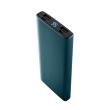 Opakowanie Powerbank ACME PB203, 10000 mAh, Morski, Metalowy,  10W, 2x USB-A, 1x USB-C)
