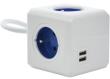 Opakowanie Przedłużacz allocacoc PowerCube Extended USB 2402BL/FREUPC (1,5m; kolor niebieski)