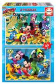 Opakowanie Puzzle 2x20 Myszka Miki i raźni rajdowcy G3