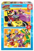 Opakowanie Puzzle 2x48 Myszka Miki i raźni rajdowcy G3