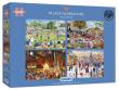 Opakowanie Puzzle 4x500 Wiejskie uroczystości G3