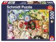 Opakowanie Puzzle PQ 500 Kolorowe ozdoby G3