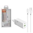 Opakowanie SOMOSTEL ŁADOWARKA SIECIOWA 36W + KABEL IPHONE BIAŁA SOMOSTEL POWER DELIVERY SMS-A80 PD SMS-A80 36W IPHONE