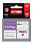 Tusz Activejet AB-123MR (zamiennik Brother LC123M/121M; Premium; 14.5 ml; czerwony). Wydawca: Activejet. Dadada.pl Opakowanie Tusz Activejet AB-123MR (zamiennik Brother LC123M/121M; Premium; 14.5 ml; czerwony)
