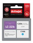 Tusz Activejet AB-223CN (zamiennik Brother LC223C; Supreme; 10 ml; niebieski). Wydawca: Activejet. Dadada.pl Opakowanie Tusz Activejet AB-223CN (zamiennik Brother LC223C; Supreme; 10 ml; niebieski)
