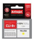 Tusz Activejet AC-8YR (zamiennik Canon CLI-8Y; Premium; 13 ml; żółty). Wydawca: Activejet. Dadada.pl Opakowanie Tusz Activejet AC-8YR (zamiennik Canon CLI-8Y; Premium; 13 ml; żółty)