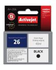 Tusz Activejet AH-26N (zamiennik HP 26 C51626A; Supreme; 40 ml; czarny). Wydawca: Activejet. Dadada.pl Opakowanie Tusz Activejet AH-26N (zamiennik HP 26 C51626A; Supreme; 40 ml; czarny)
