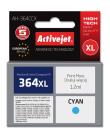 Tusz Activejet AH-364CCX (zamiennik HP 364XL CB323EE; Premium; 12 ml; niebieski). Wydawca: Activejet. Dadada.pl Opakowanie Tusz Activejet AH-364CCX (zamiennik HP 364XL CB323EE; Premium; 12 ml; niebieski)