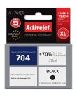 Tusz Activejet AH-704BR (zamiennik HP 704 CN692AE; Premium; 20 ml; czarny). Wydawca: Activejet. Dadada.pl Opakowanie Tusz Activejet AH-704BR (zamiennik HP 704 CN692AE; Premium; 20 ml; czarny)