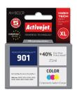 Tusz Activejet AH-901CR (zamiennik HP 901 CC656AE; Premium; 21 ml; kolor). Wydawca: Activejet. Dadada.pl Opakowanie Tusz Activejet AH-901CR (zamiennik HP 901 CC656AE; Premium; 21 ml; kolor)