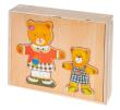 Opakowanie Układanka drewniana Dwa misie