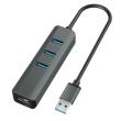Opakowanie VAKOSS HUB USB 3.0 ETHERNET TC-4502X