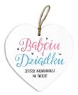 Opakowanie Zawieszka Serce 25-Babcia i Dziadek