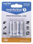Zestaw akumulatorków everActive Professional line EVHRL03-1050 (1050mAh ; Ni-MH LSD). Wydawca: everActive. Dadada.pl Opakowanie Zestaw akumulatorków everActive Professional line EVHRL03-1050 (1050mAh ; Ni-MH LSD)