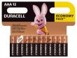 Opakowanie Zestaw baterii alkaliczne Duracell (x 12)