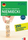 250 ćwiczeń z gramatyki niemieckiej A1-B2 PONS. Autor: Opracowanie zbiorowe. Dadada.pl Okładka książki 250 ćwiczeń z gramatyki niemieckiej A1-B2 PONS