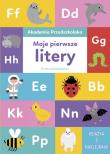 Akademia Przedszkolaka. Moje pierwsze litery. Autor: Dorina Auksztulewicz. Dadada.pl Okładka książki Akademia Przedszkolaka. Moje pierwsze litery