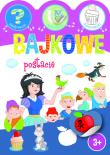 Bajkowe postacie. Zgadywanki, wyklejanki... Autor: Dorina Auksztulewicz. Dadada.pl Okładka książki Bajkowe postacie. Zgadywanki, wyklejanki..