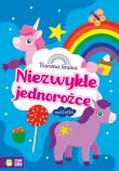 Barwna kraina. Niezwykłe jednorożce. Autor: Opracowanie zbiorowe. Dadada.pl Okładka książki Barwna kraina. Niezwykłe jednorożce