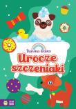 Barwna kraina. Urocze szczeniaki. Autor: Opracowanie zbiorowe. Dadada.pl Okładka książki Barwna kraina. Urocze szczeniaki